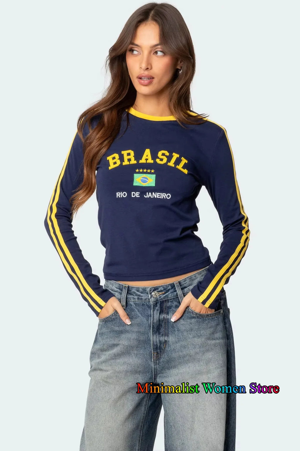 Camiseta Aesthetic Vintage Long Sleeve – Vintage Brazil Y2K Street