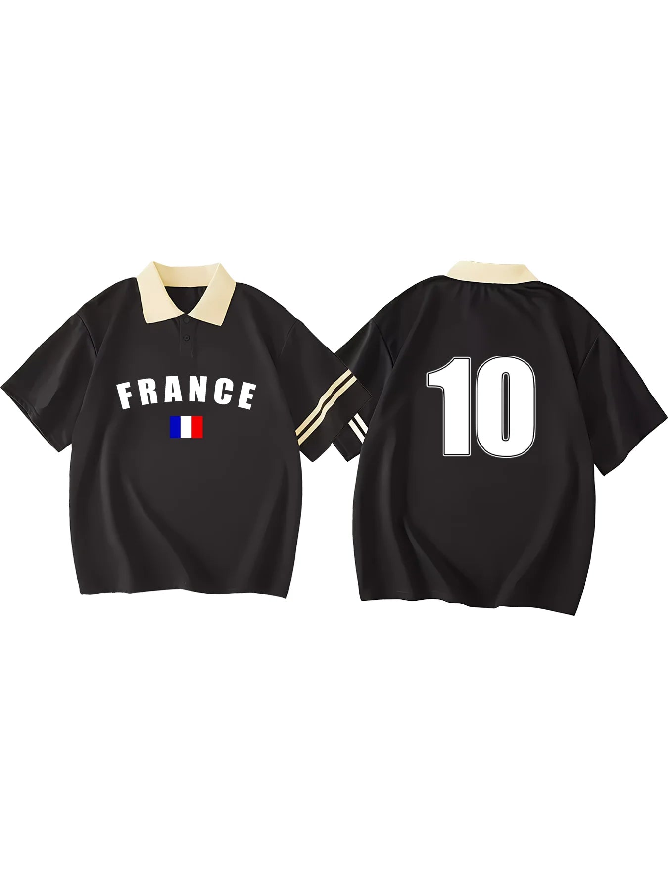 French Women - France Retro Polo 10