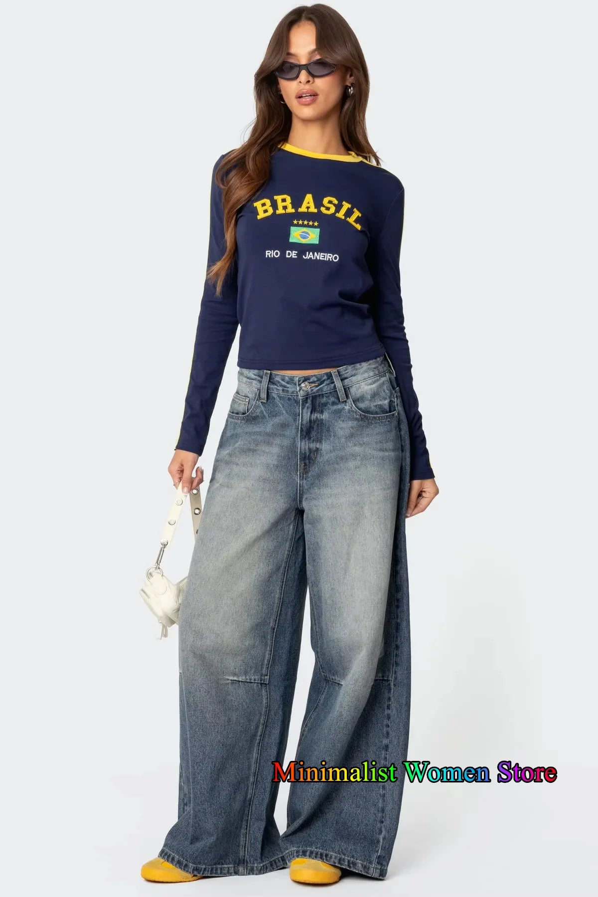Camiseta Aesthetic Vintage Long Sleeve – Vintage Brazil Y2K Street