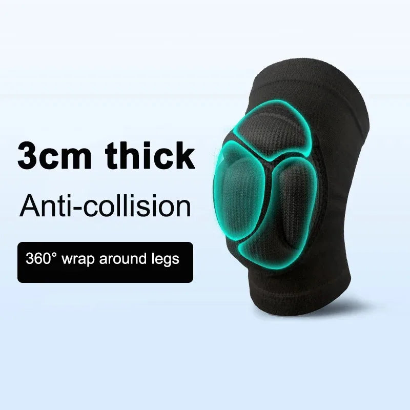 1pcs Thickened Protection Sports Kneepad Gym Support Fitness Gear Gear Basketball Brace Protector Male/Female Non Slip Pads