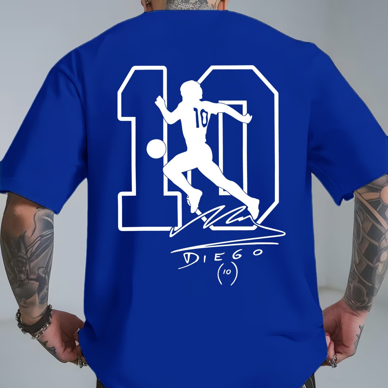Maradona No. 10 Legacy T-Shirt | Casual Crew Neck