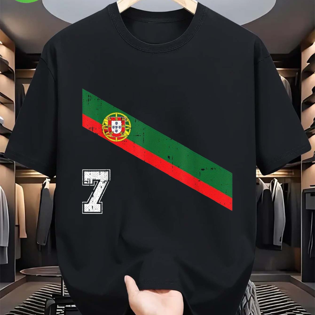 T-shirt Portugal Nº7 Streetwear