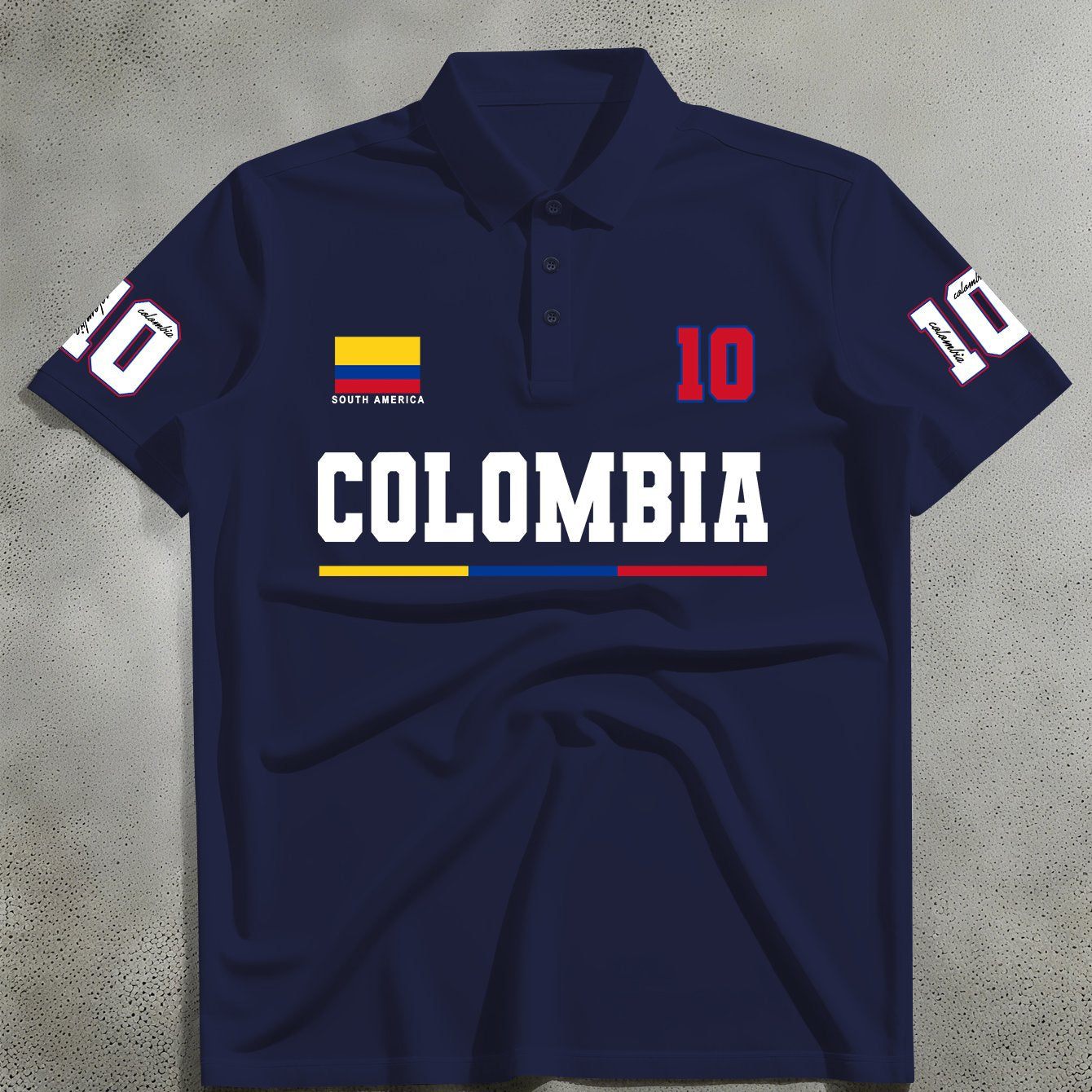 Colombia Retro Polo – Número 10 Edition