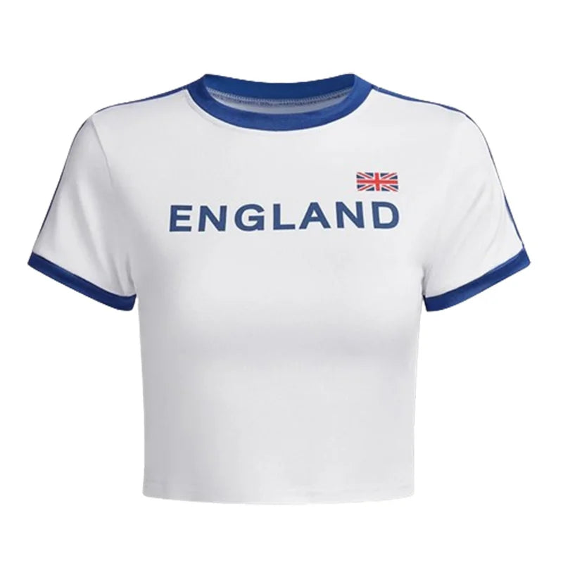 Camiseta Aesthetic England Crop