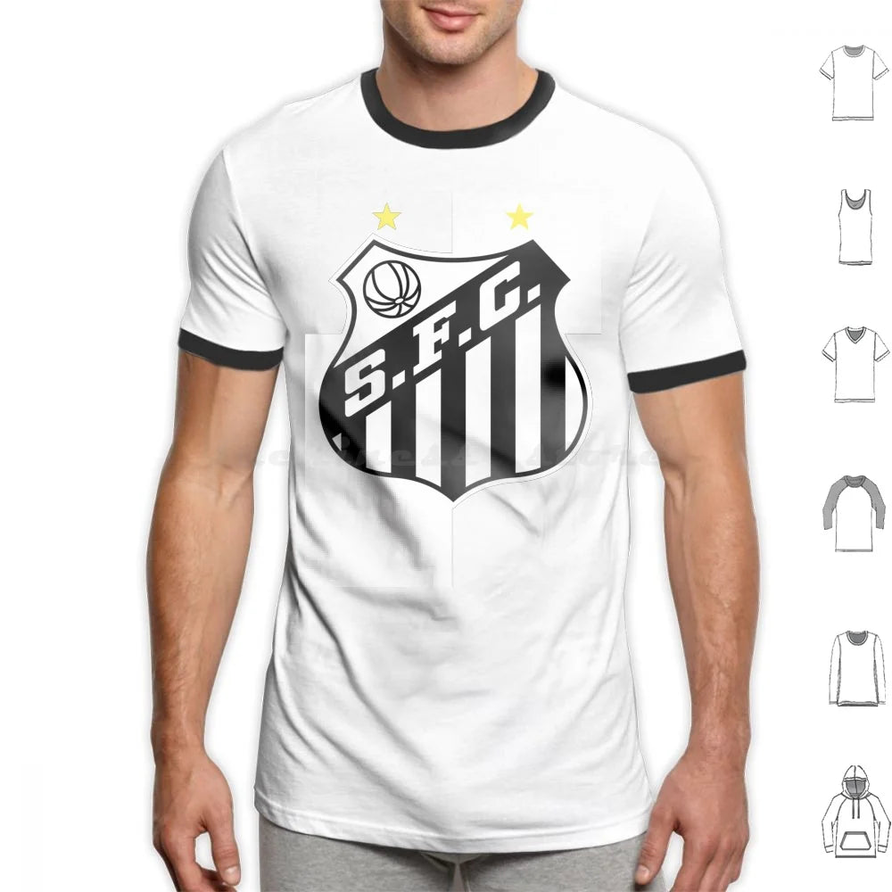 Camiseta Santos FC Style T-Shirt - Algodão