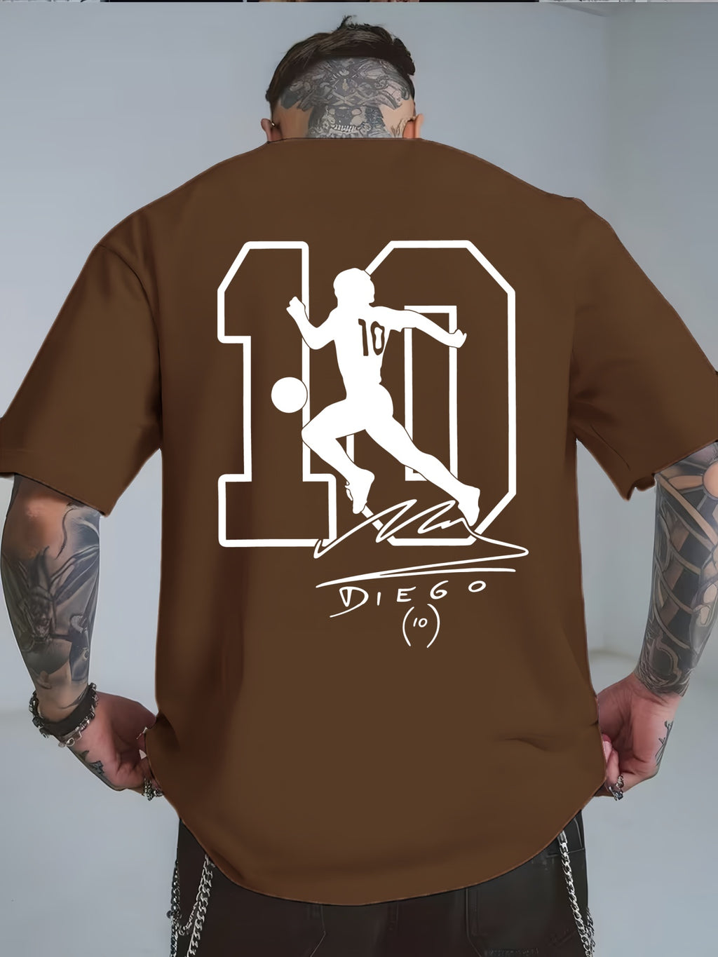 Maradona No. 10 Legacy T-Shirt | Casual Crew Neck