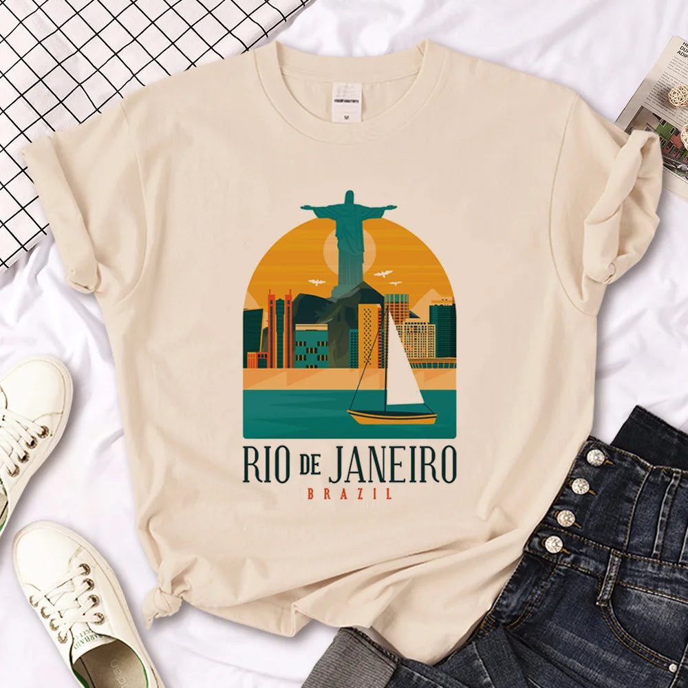 Brasilidade Collection - Brazil tshirt women harajuku clothing