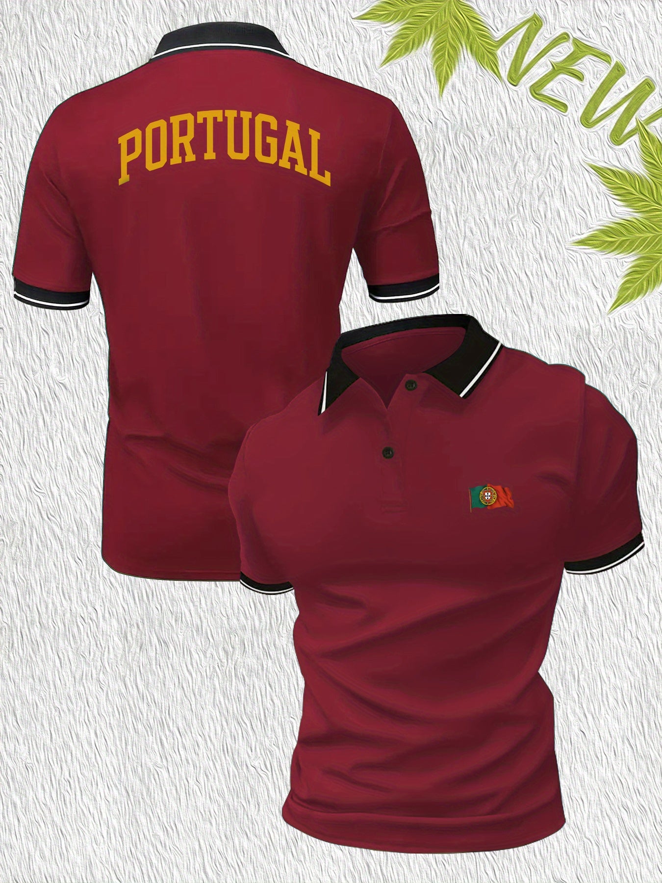 Camisa Portugal Premium Polo Men's Golf Shirt