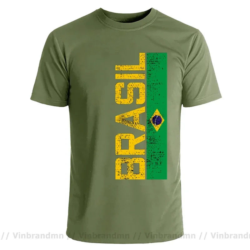 Camiseta Brasil Flag – Bandeira & Orgulho Nacional