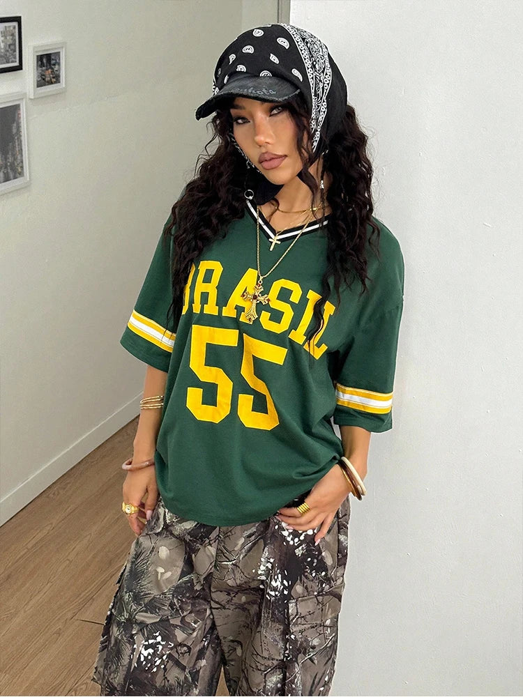 Camisa Brasil 55 Street Jersey - Feminino