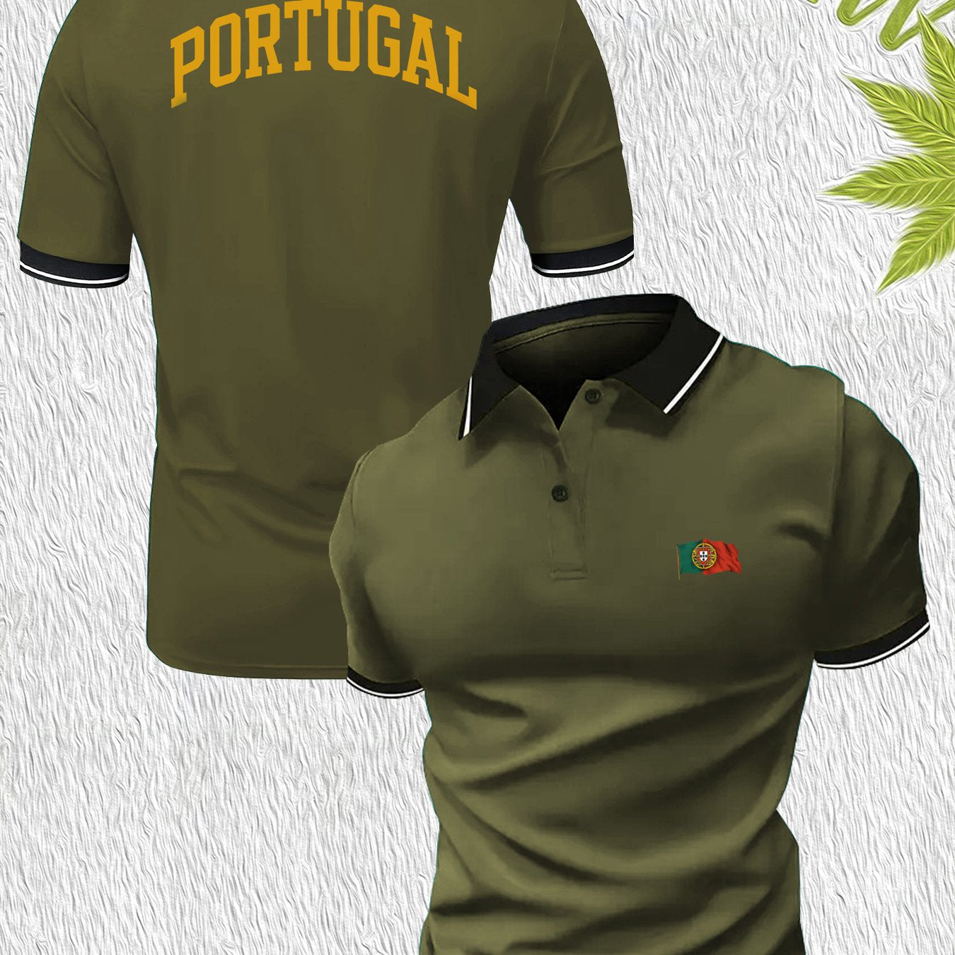 Camisa Portugal Premium Polo Men's Golf Shirt
