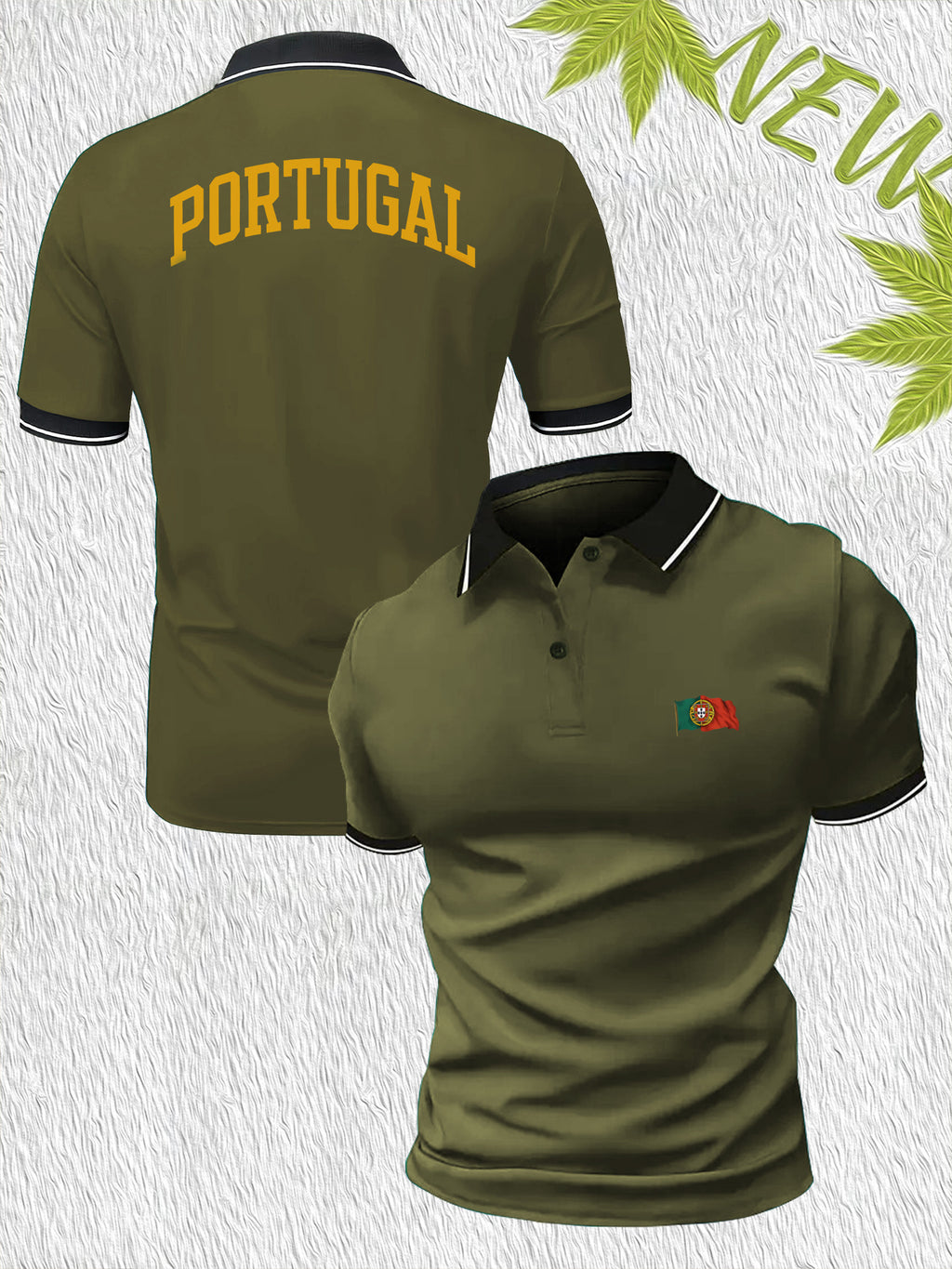 Camisa Portugal Premium Polo Men's Golf Shirt