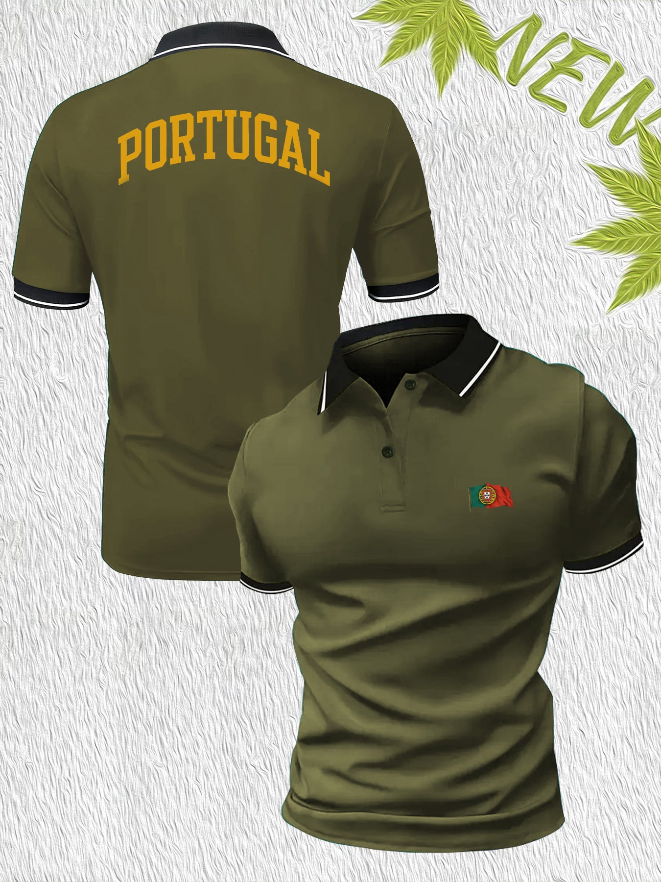 Camisa Portugal Premium Polo Men's Golf Shirt