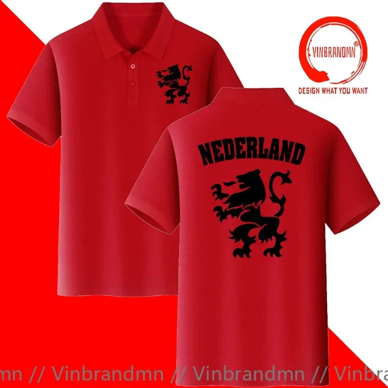 Netherlands Polo Shirt Dutch Lion