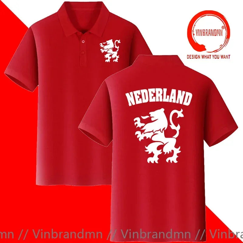 Netherlands Polo Shirt Dutch Lion