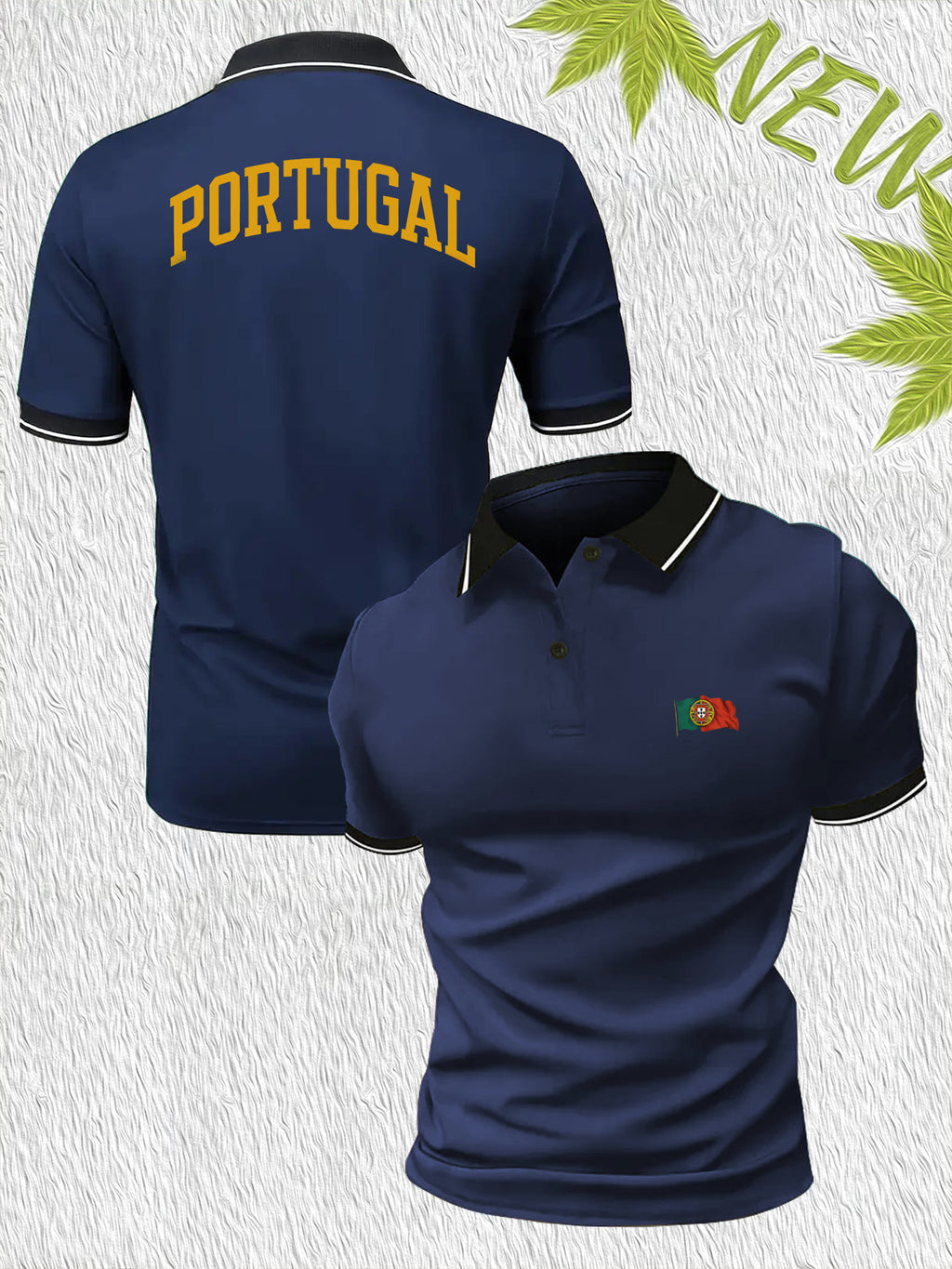 Camisa Portugal Premium Polo Men's Golf Shirt