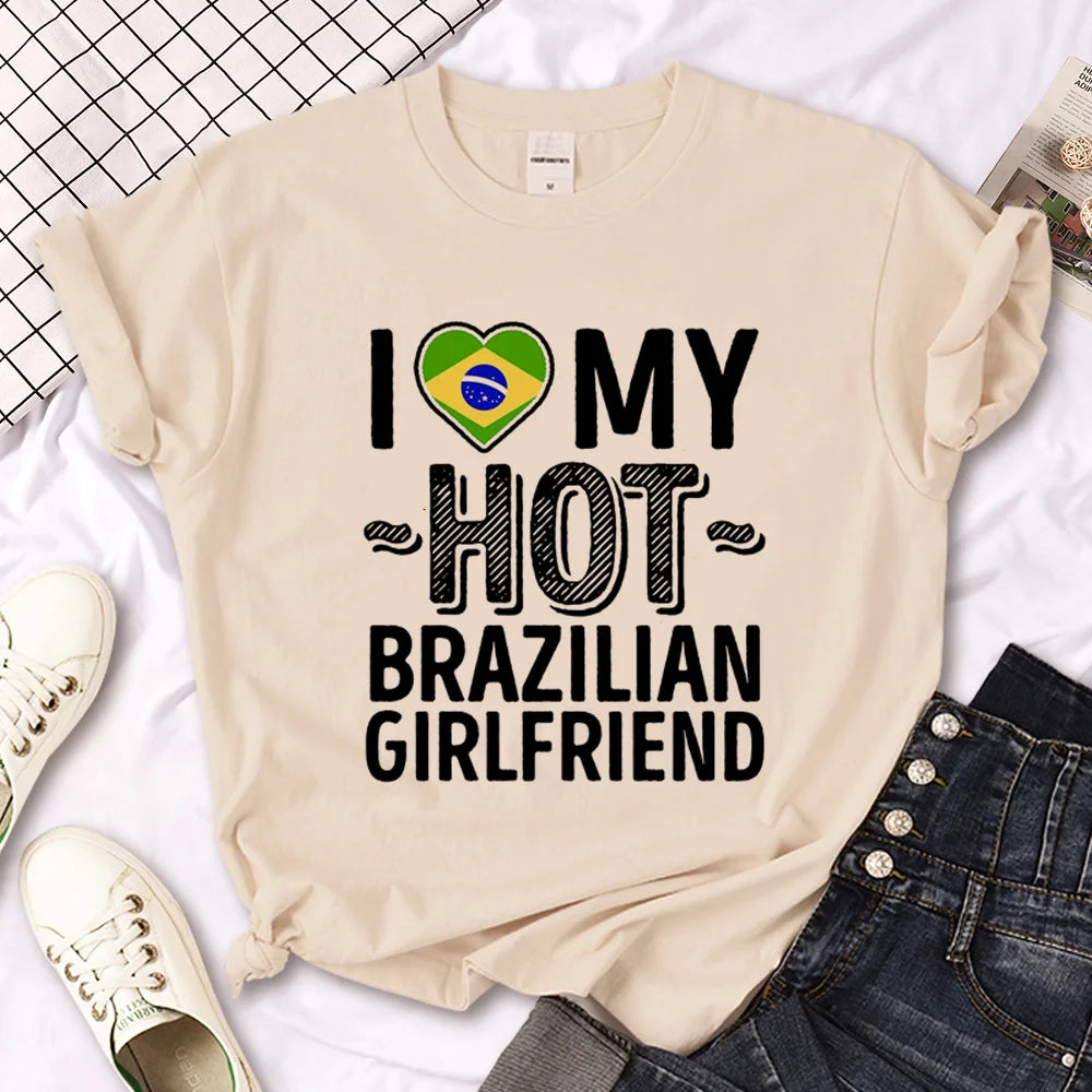 Brasilidade Collection - Brazil tshirt women harajuku clothing