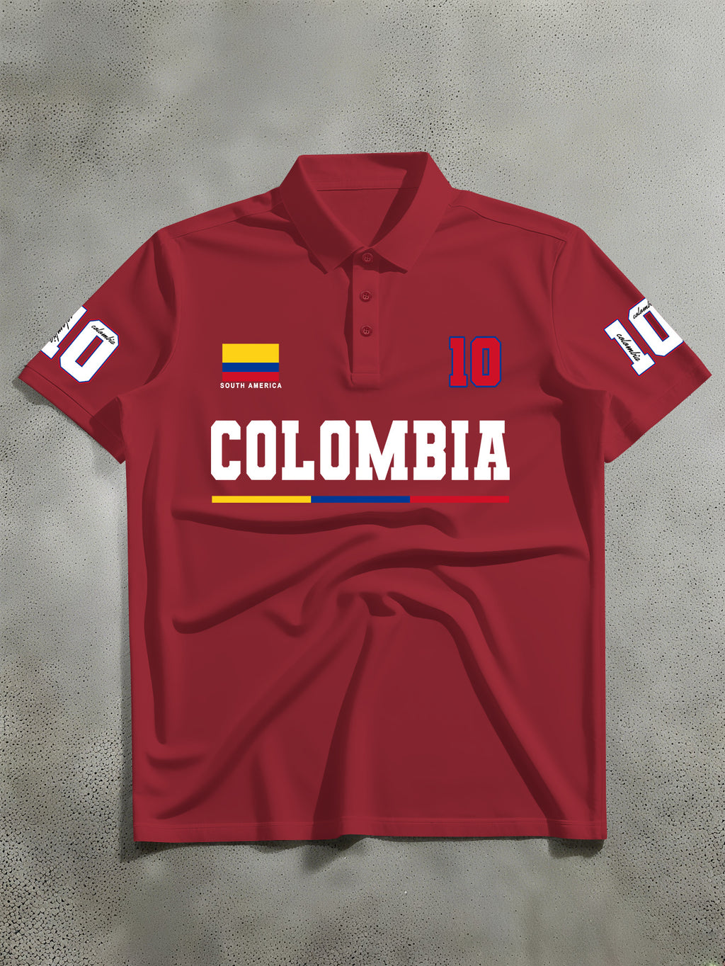 Colombia Retro Polo – Número 10 Edition