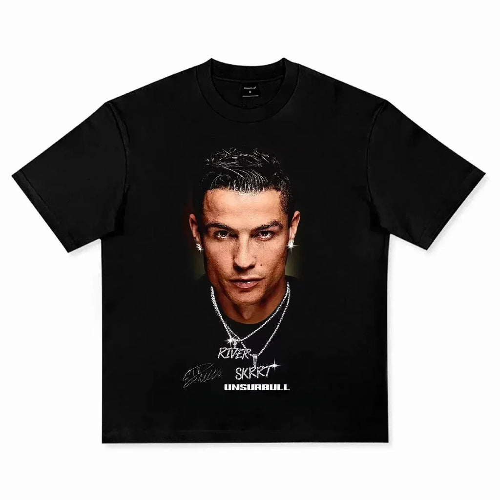T-Shirt Street Football – Lifestyle Neymar CR7 R9 Messi