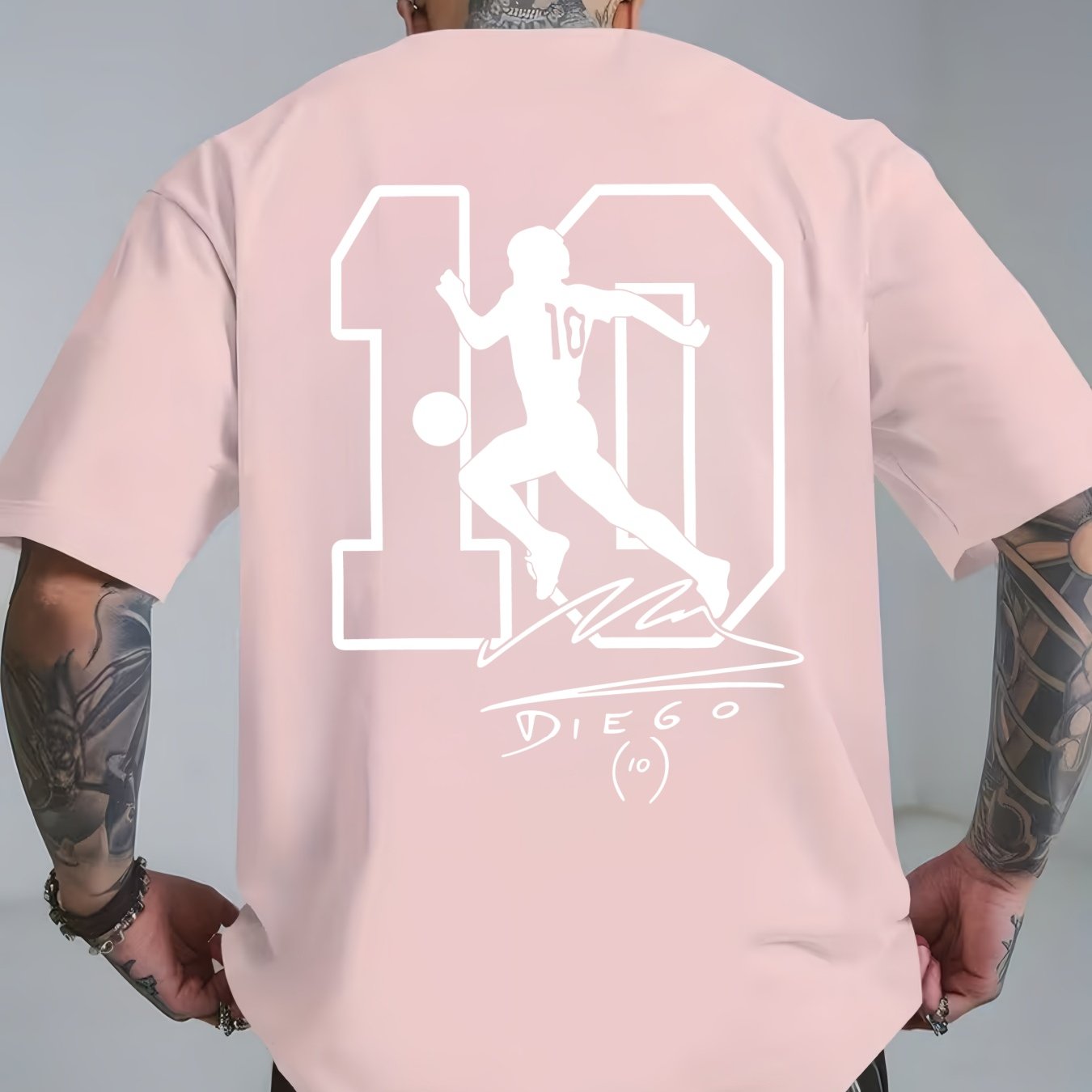 Maradona No. 10 Legacy T-Shirt | Casual Crew Neck