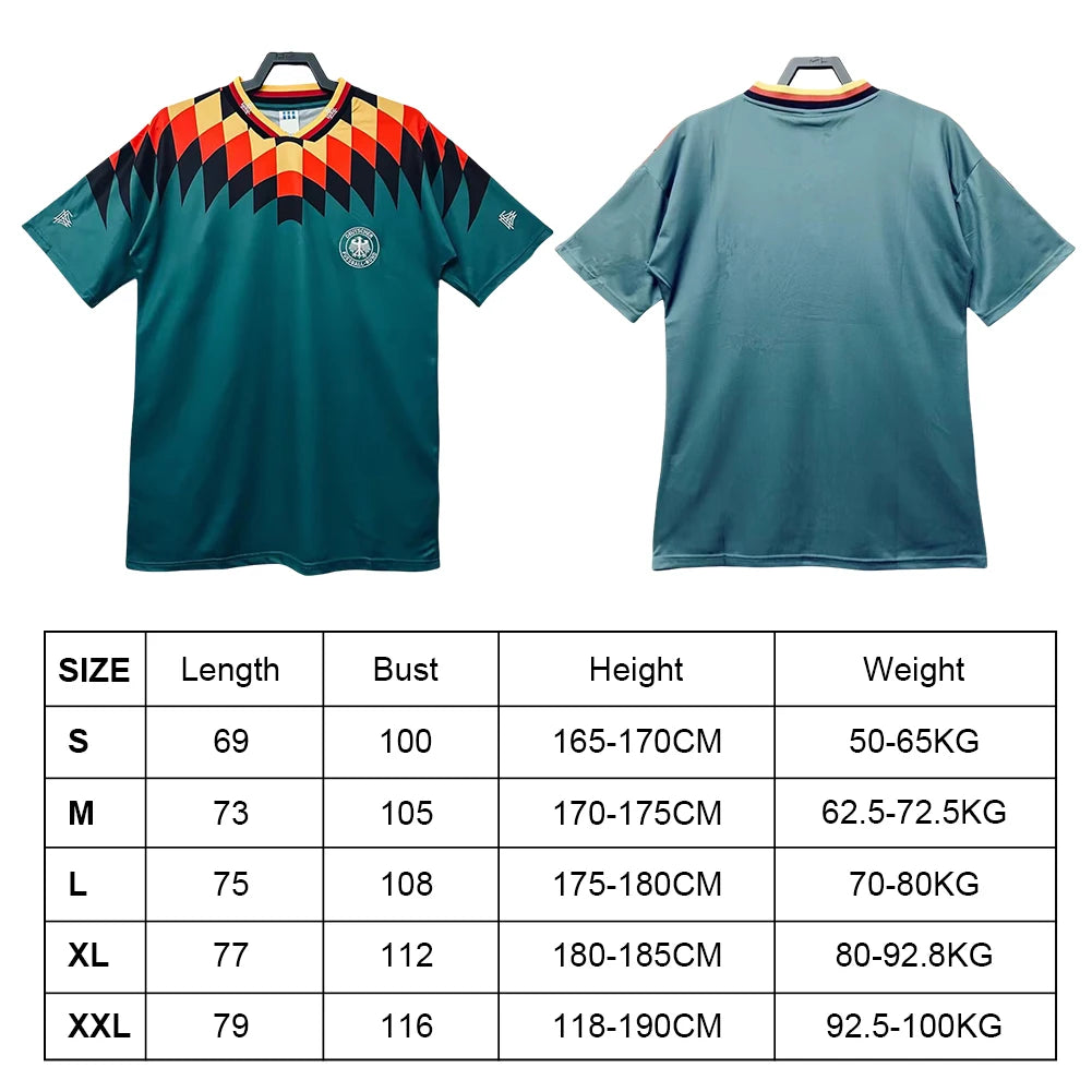 Camiseta Alemanha - Germany 94 Vintage Away Jersey – Retro Edition