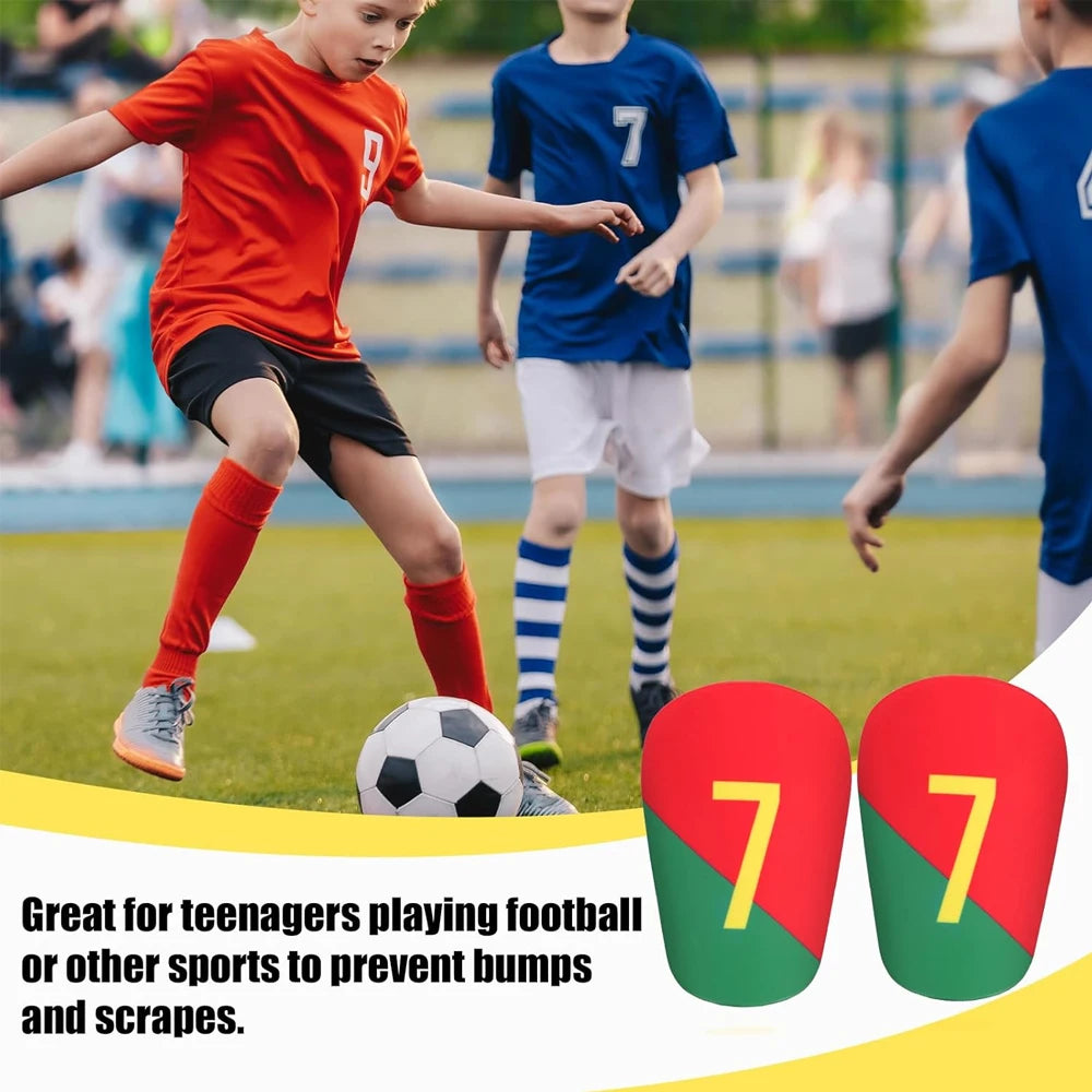 Caneleira Mini Soccer Shin Guards (1 Pair) - Ultra leve para Infantil/Adulto