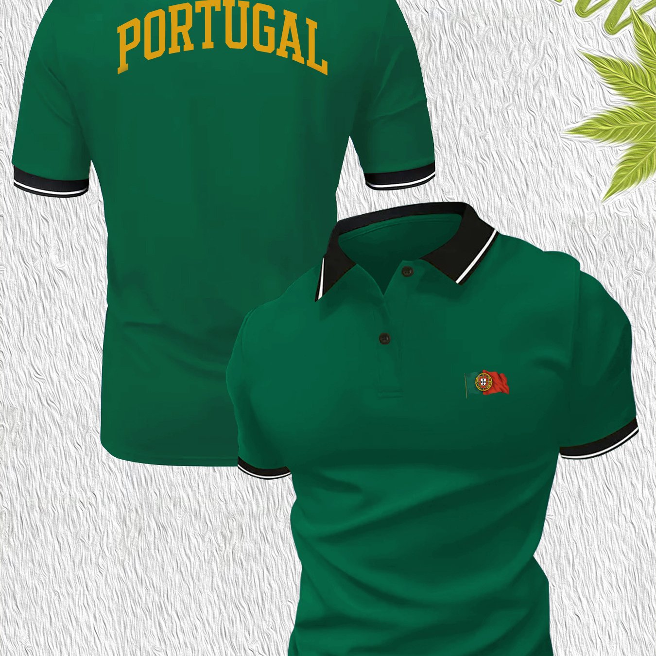 Camisa Portugal Premium Polo Men's Golf Shirt