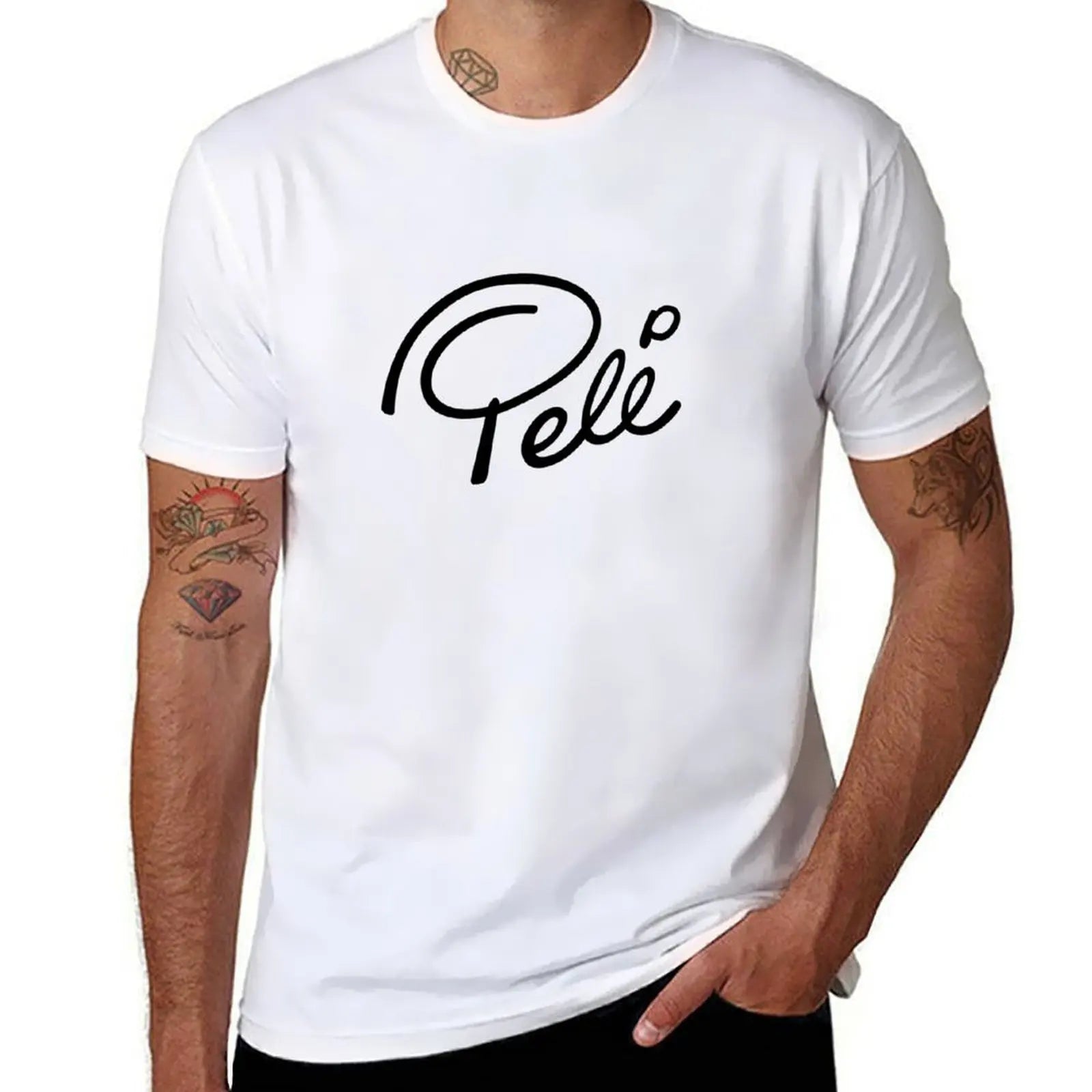 Camiseta Pelé Signature – Algodão Premium 100%