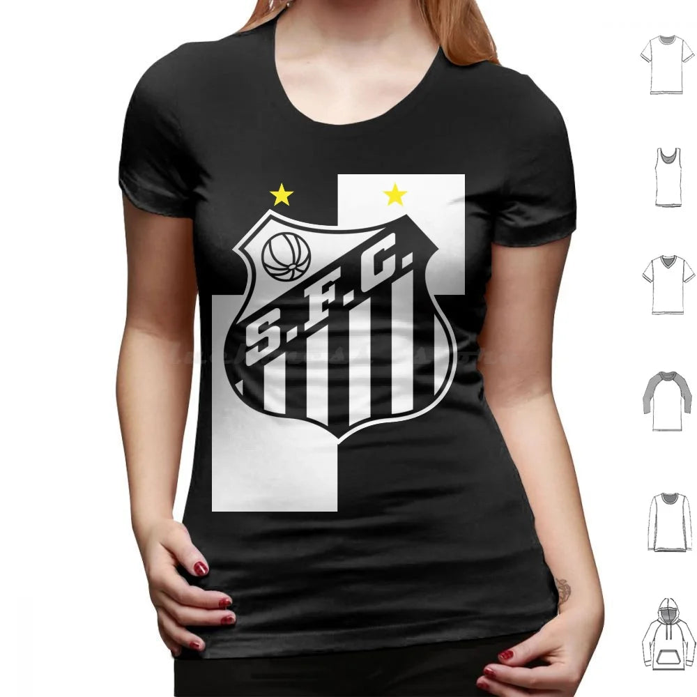 Camiseta Santos FC Style T-Shirt - Algodão