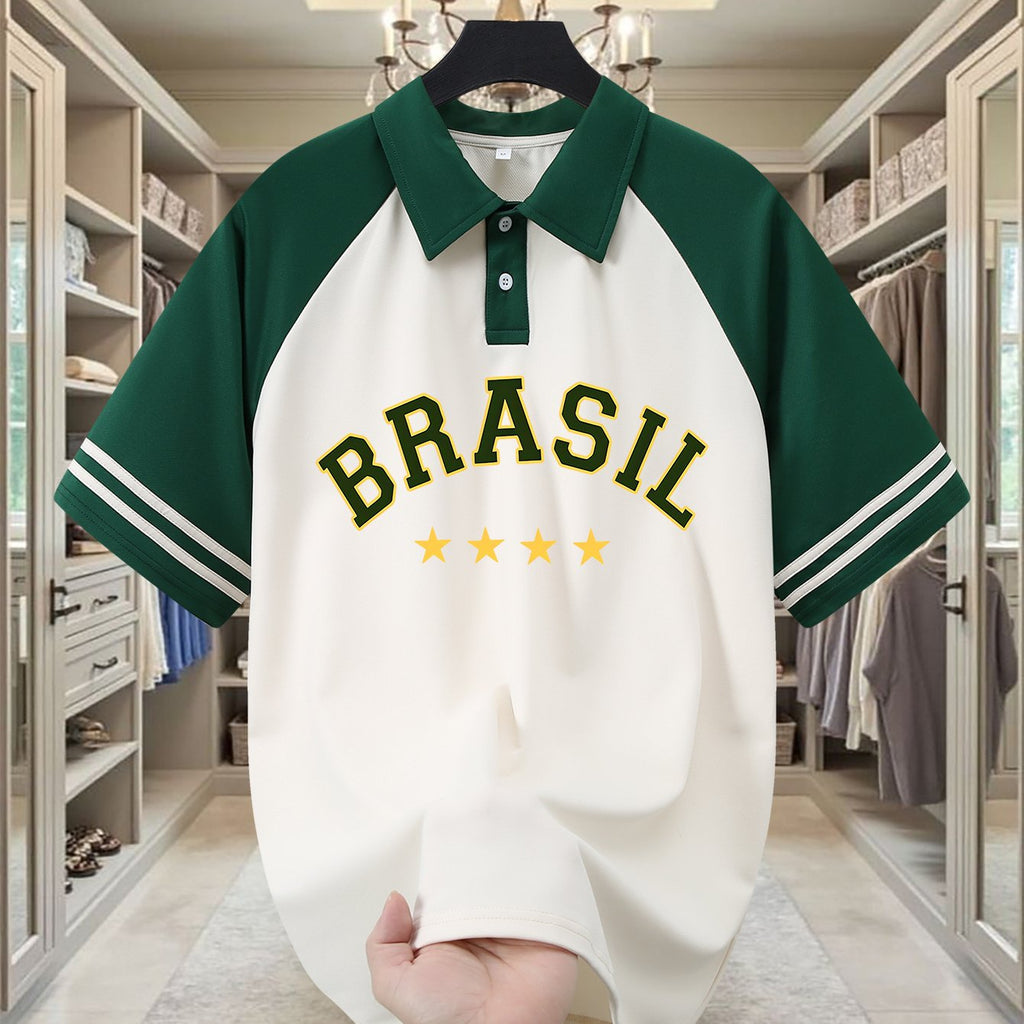 Polo Brasil Green & White – Casual Premium