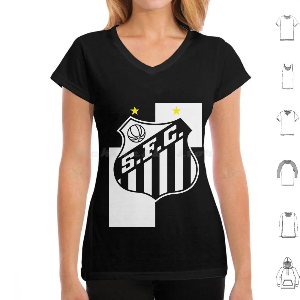 Camiseta Santos FC Style T-Shirt - Algodão