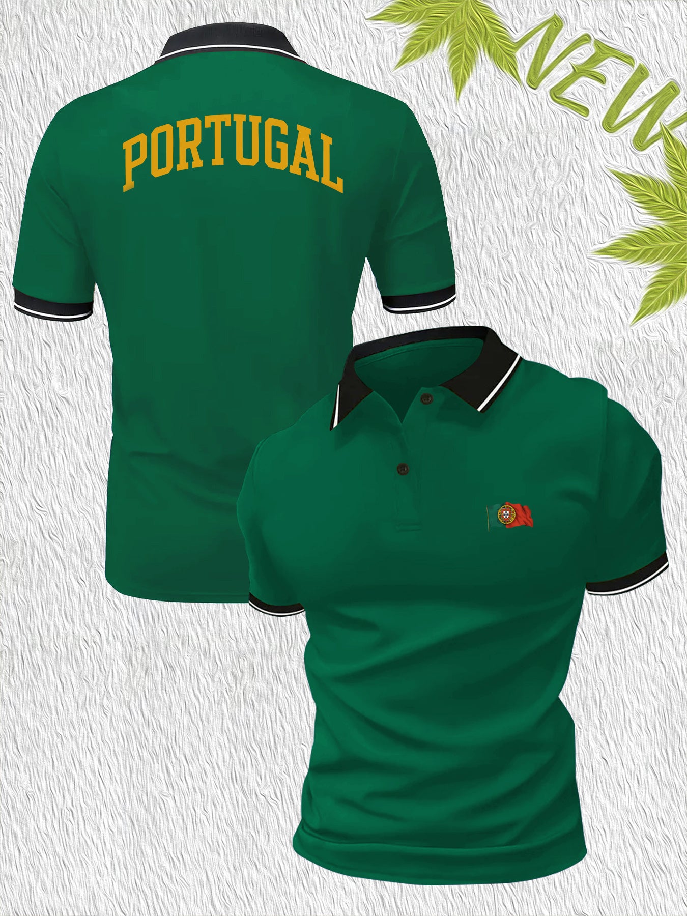 Camisa Portugal Premium Polo Men's Golf Shirt