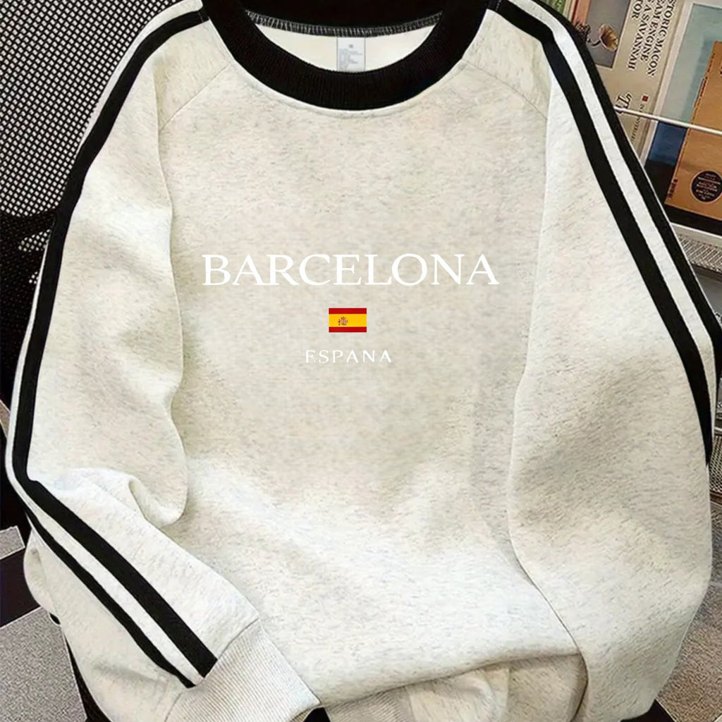 Moletom Barcelona Vintage Crew