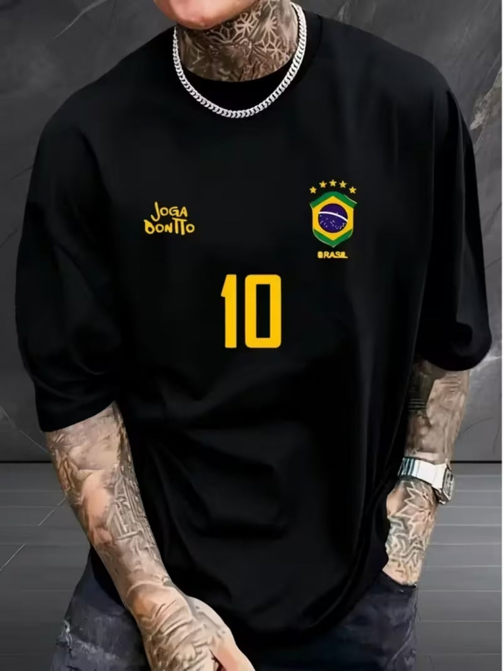 Joga Bonito Street Shirt – Premium Fit Camisa 10